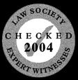 Law Society Checked Expert Witness